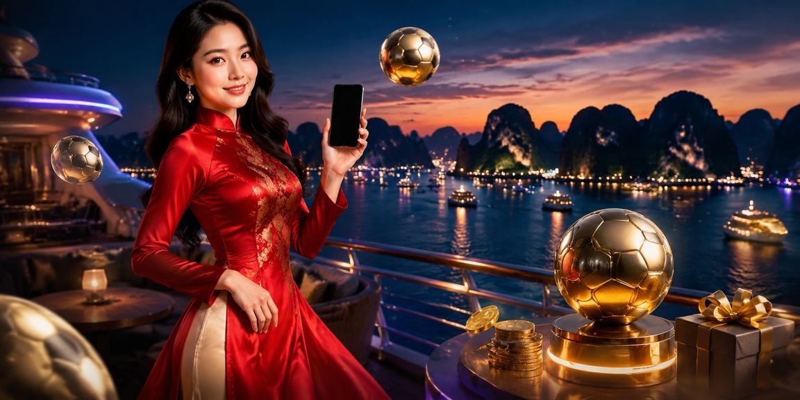Khung cảnh Hạ Long gợi chủ đề bóng đá và giải trí trực tuyến cho người Việt